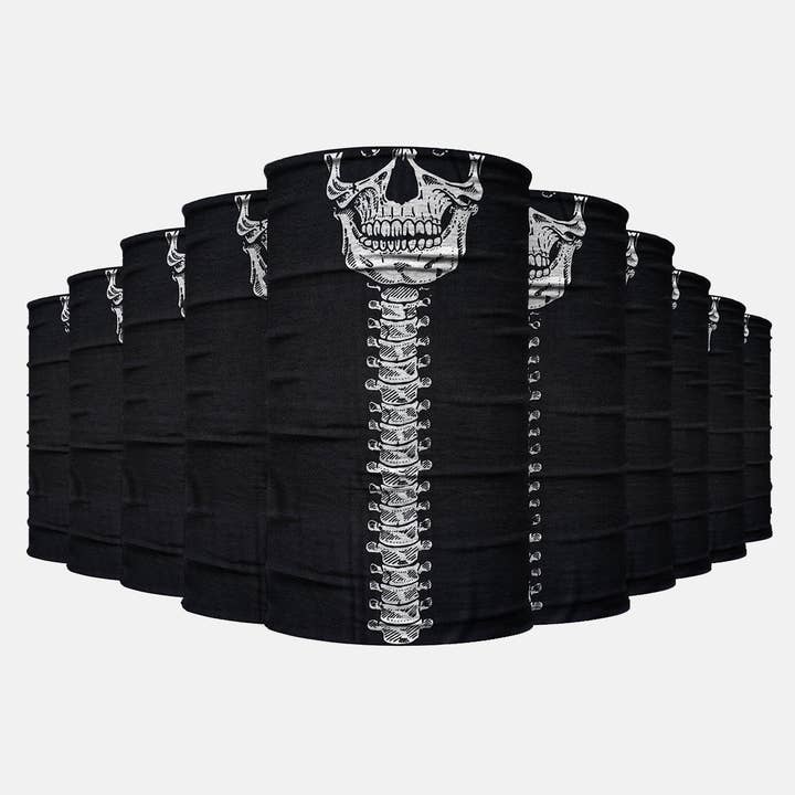 Lot de 10 cache-cou long tête de mort pour la vente par Sleefs