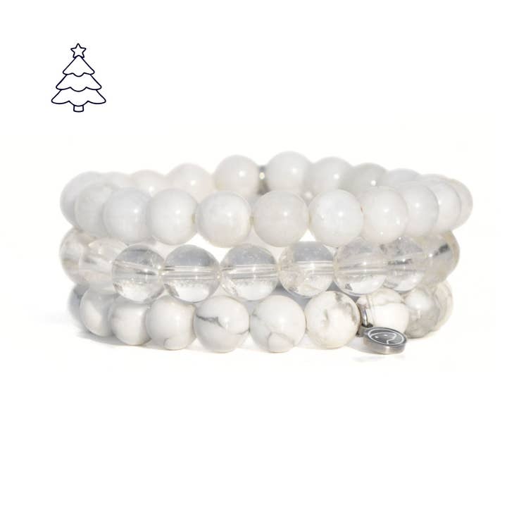 Pack de Pulseras Blanca Navidad para venta al por mayor de Otter Spirit