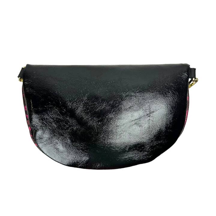 Chenson & Gorett - Wholesale Belt Bag - Women's - Leather Waist Bag with Leopard Print and Shiny Effect1