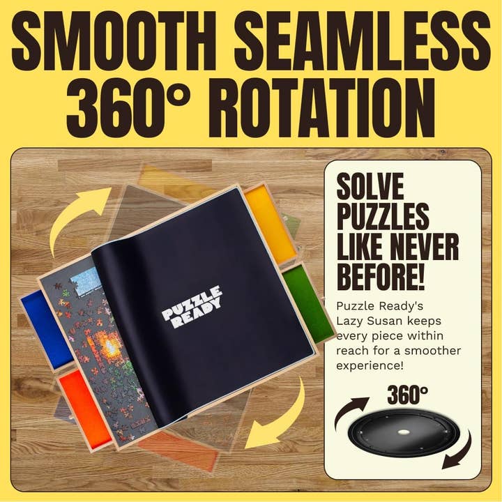 Puzzle Ready - Wholesale Puzzle - Adult - Puzzle Board – Portable Board for Puzzles, Lego Building & Gift Giving20