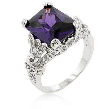 Amethyst Purple Princess Ring for wholesale by JGoodin