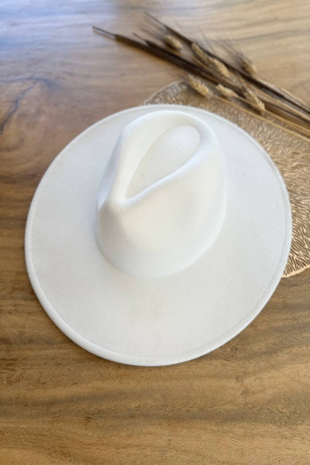 One and Only Accessories - Wholesale Fedora - Women's - Best seller Fashion Classic Wide Brim Felt Hat New Color31