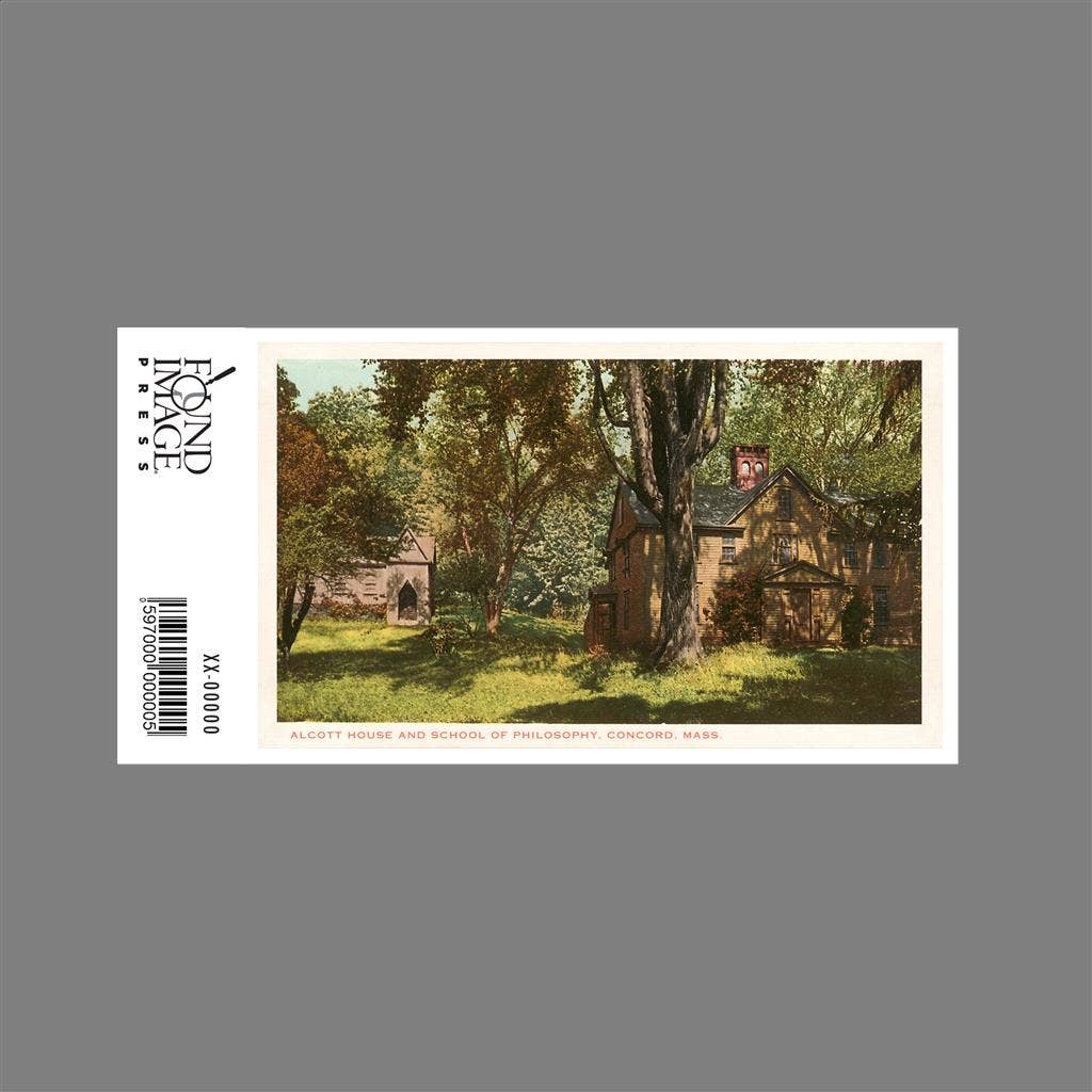 Found Image Press - Wholesale Sticker - Sticker MA-453 Alcott House, Concord, Mass.1