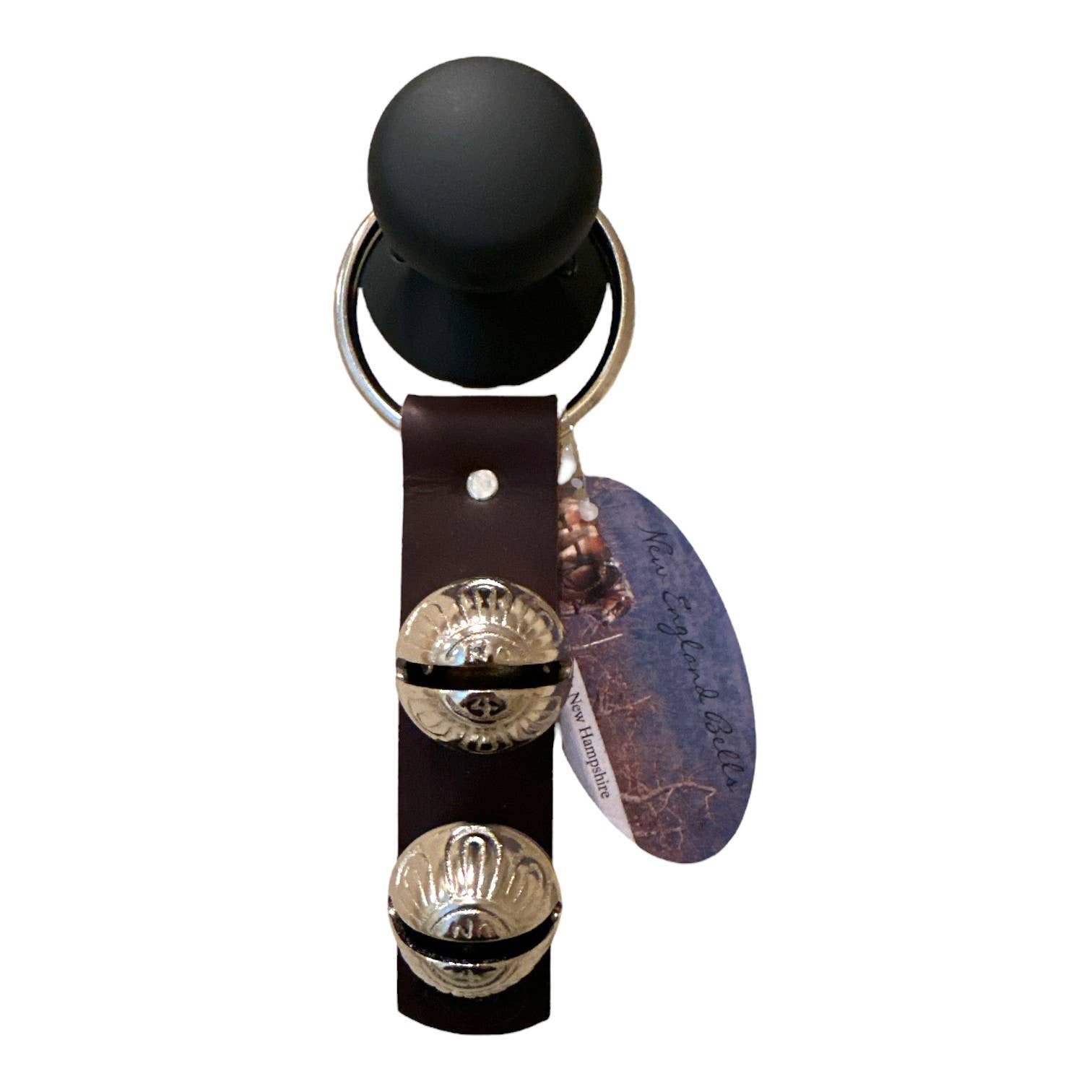 New England Bells - Wholesale Bell - Traditional Strap Bells - #4 Size Bells - 2 Bells on Strap6