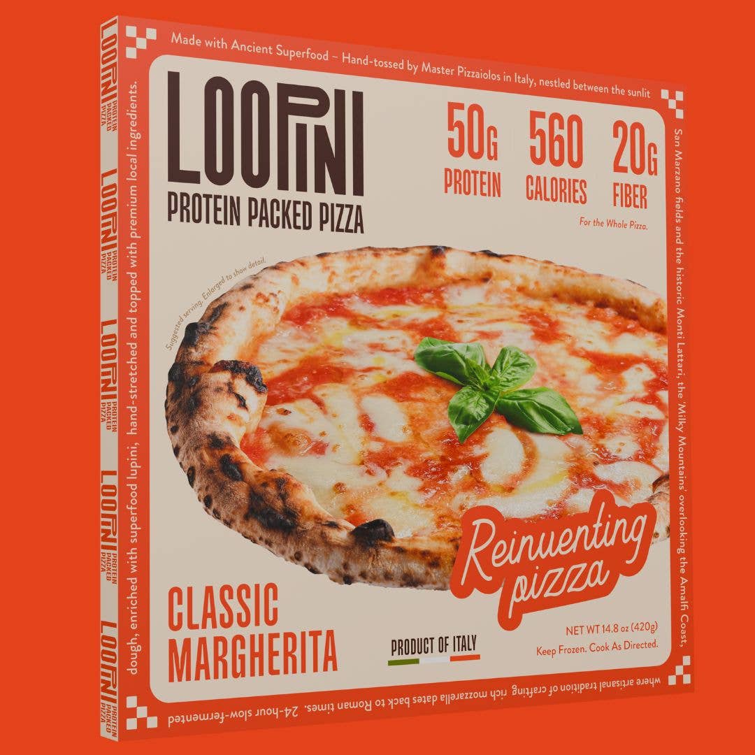 LOOPINI – wholesale Hyllstabil färdiglagad måltid – Pizza Variety Pack - Hög Protein, Låg Kolhydrat - Tillverkad i Italien4