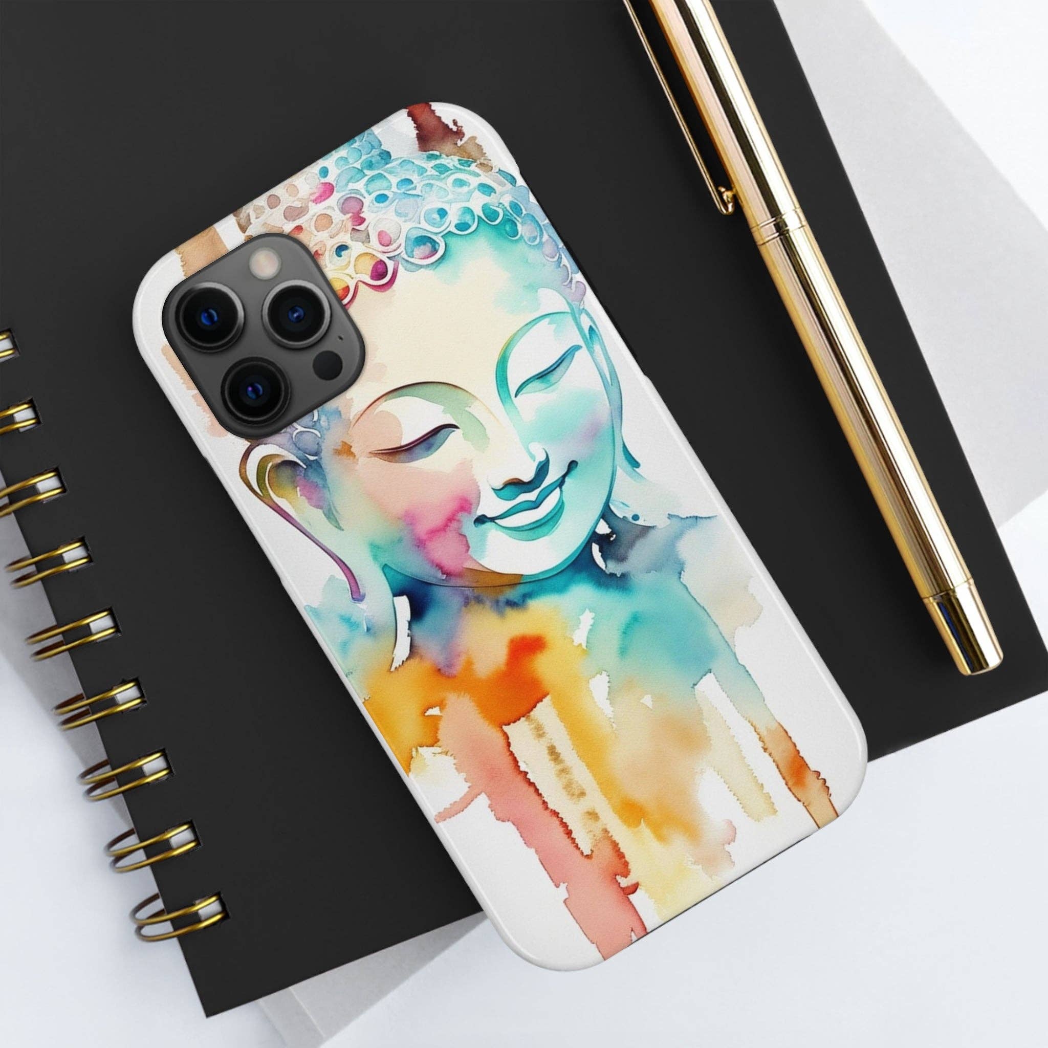 Art Essential - Wholesale Telefoonhoesje - Dames - Buddha Jay watercolor stoere telefoonhoesjes van Art Essential7