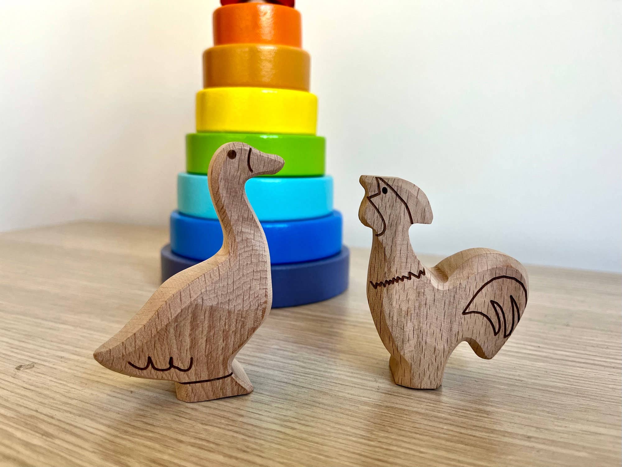 kidodido - Vente Puzzle – enfant - Animaux de la forêt, puzzle Montessori, animaux de ferme en bois5