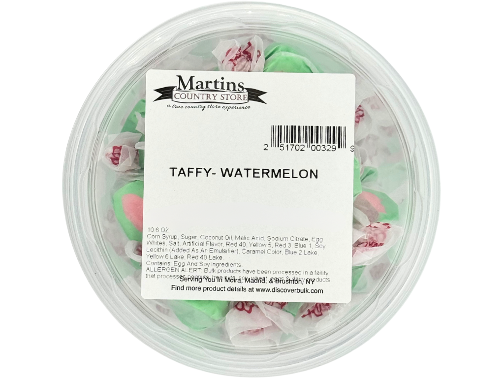 Martin's Country Store LLC – wholesale Taffy – VATTENMELON TAFFY 10.6oz3
