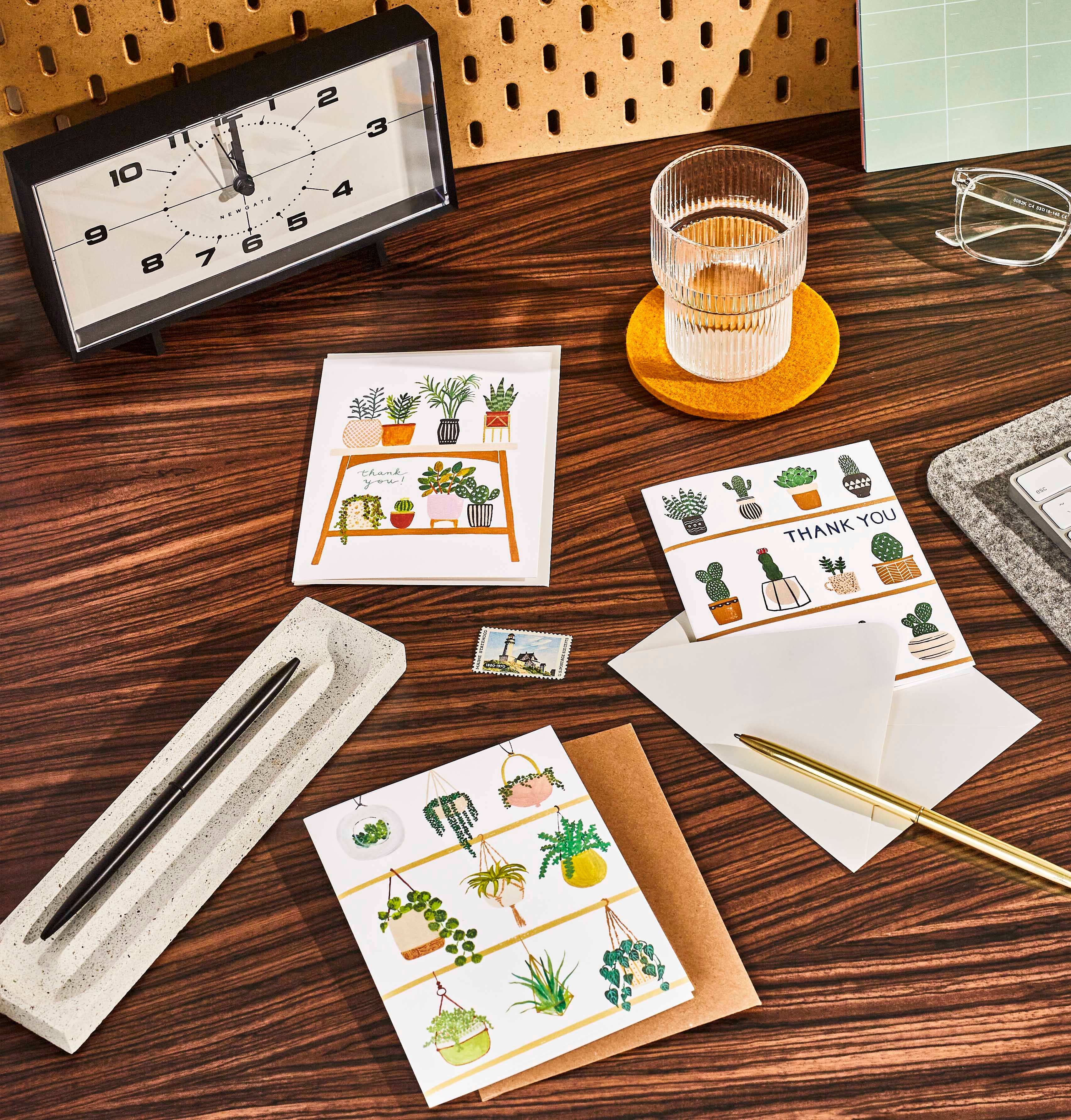 Forage Paper Co. - Vente Carte de vœux classique - Carte de plantes suspendues, papeterie quotidienne, carte vierge1