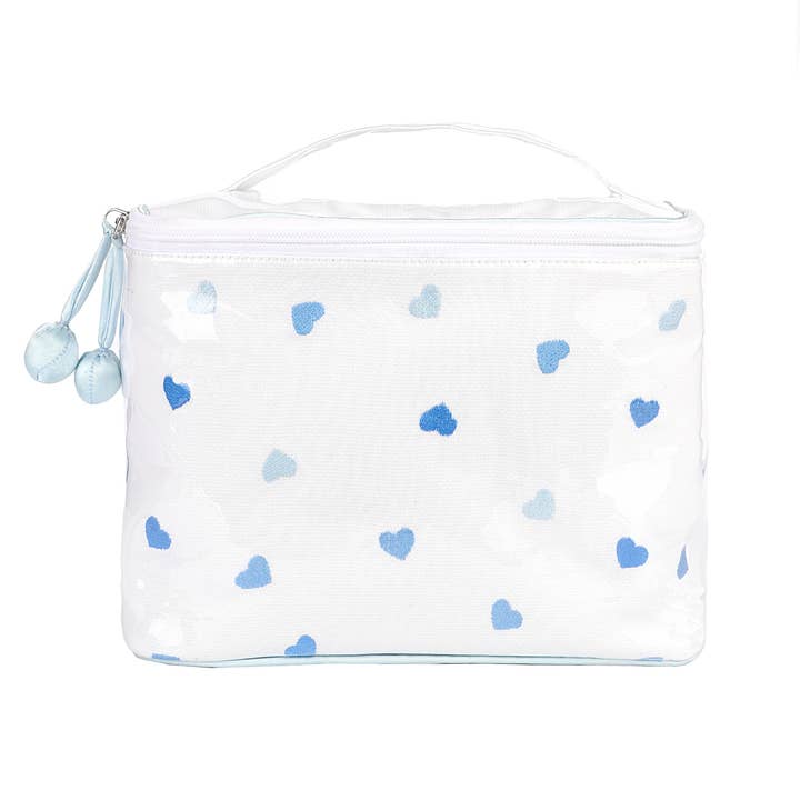 Josie Heart Train Case for wholesale by Lenora