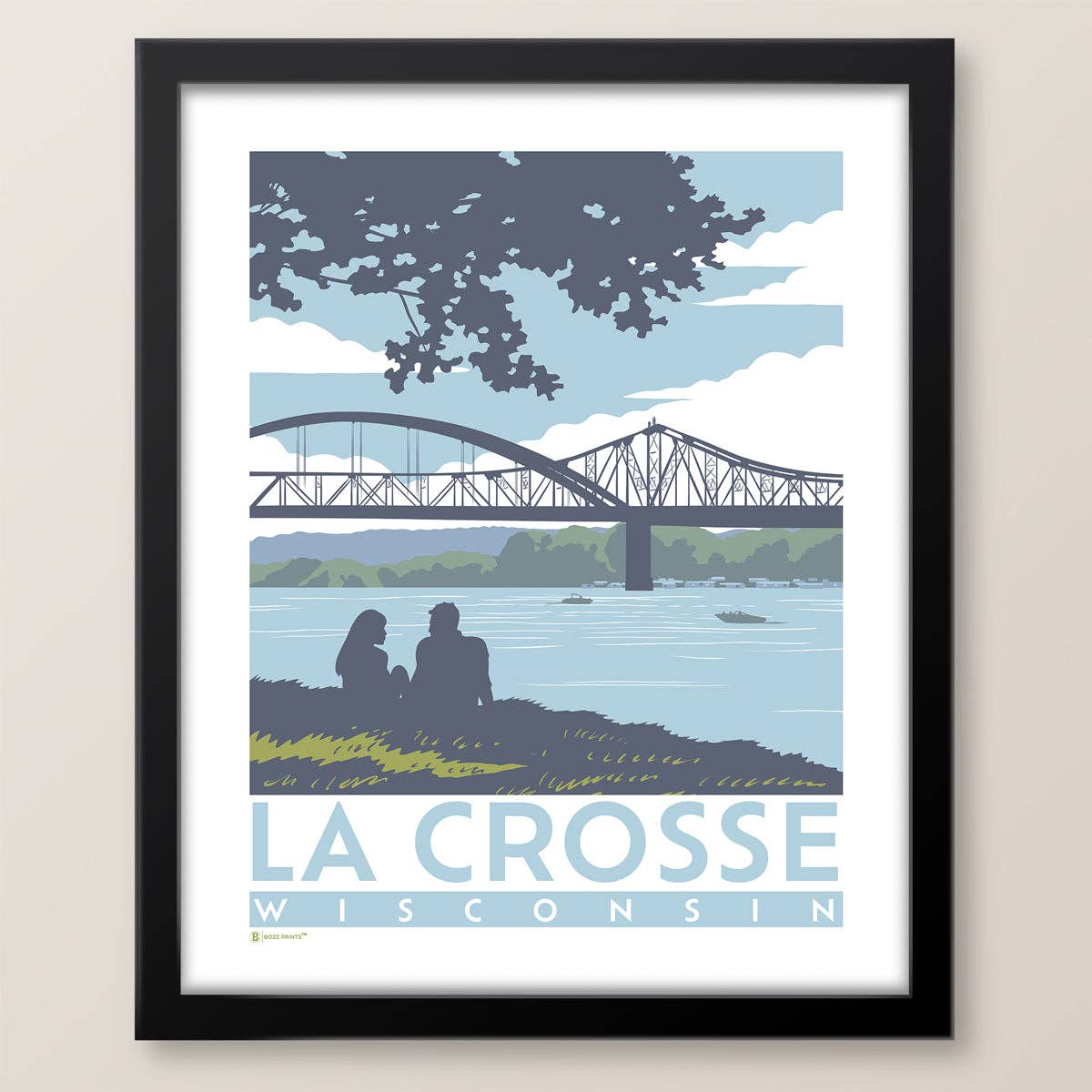 Bozz Prints – Großhandel Kunstdruck – La Crosse Riverside Park-Druck1