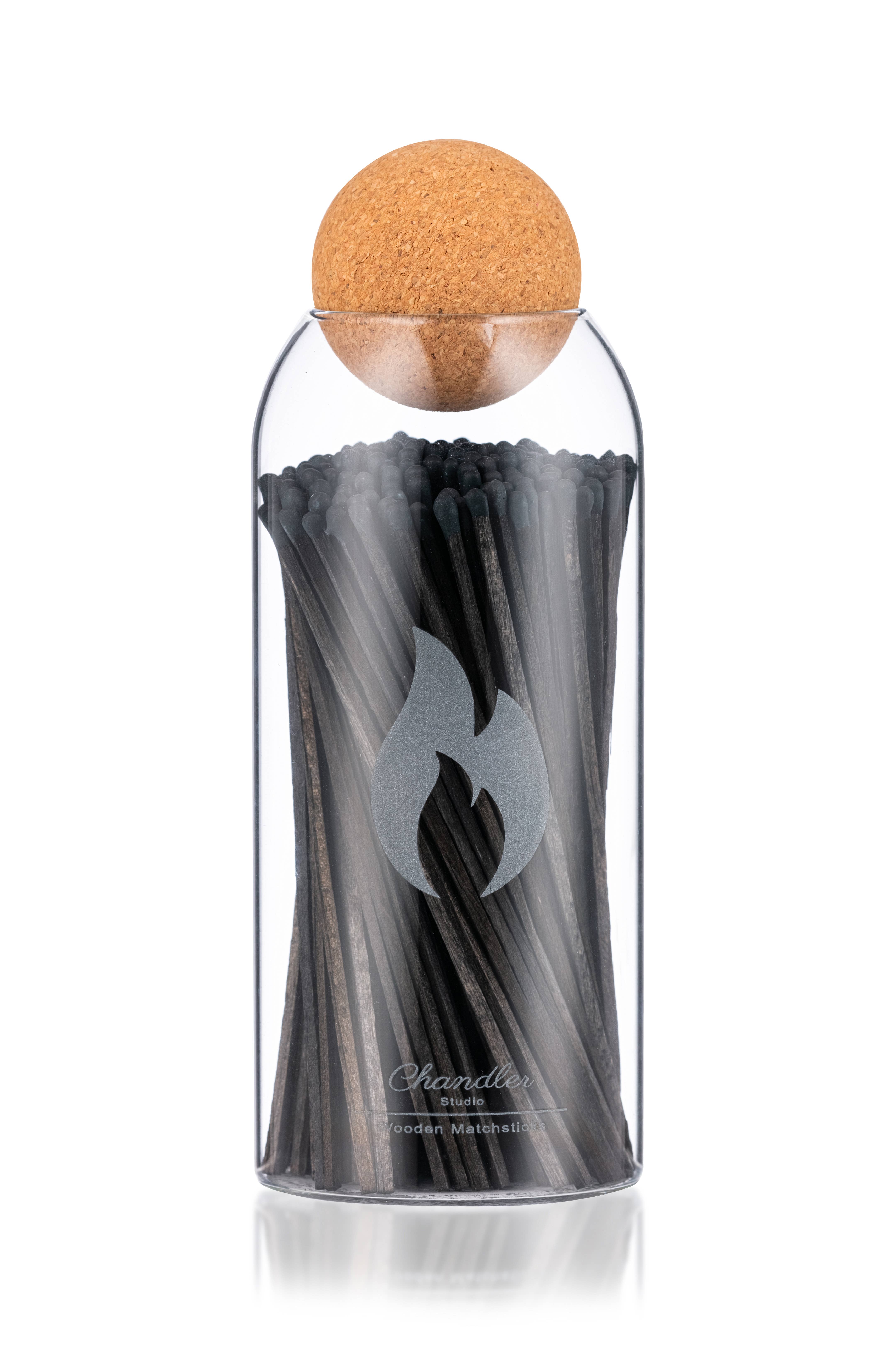Chandler Studio - Wholesale Matches - Fireplace - Candle Matches | Apothecary Glass Bottle0