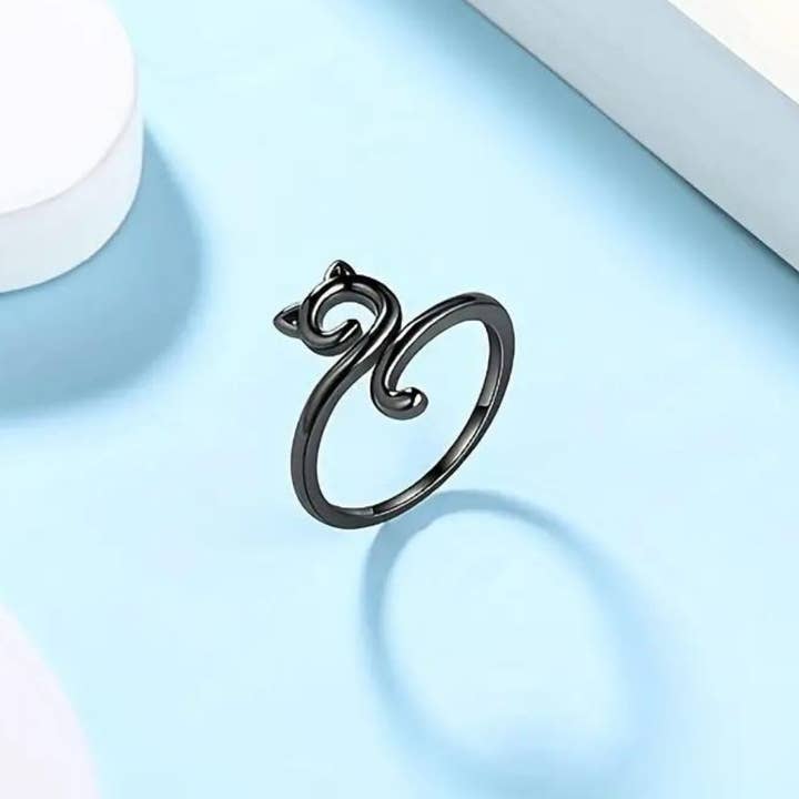 KITTEN CRAFT CROCHET RING (ADJUSTABLE) for wholesale by Ashlen