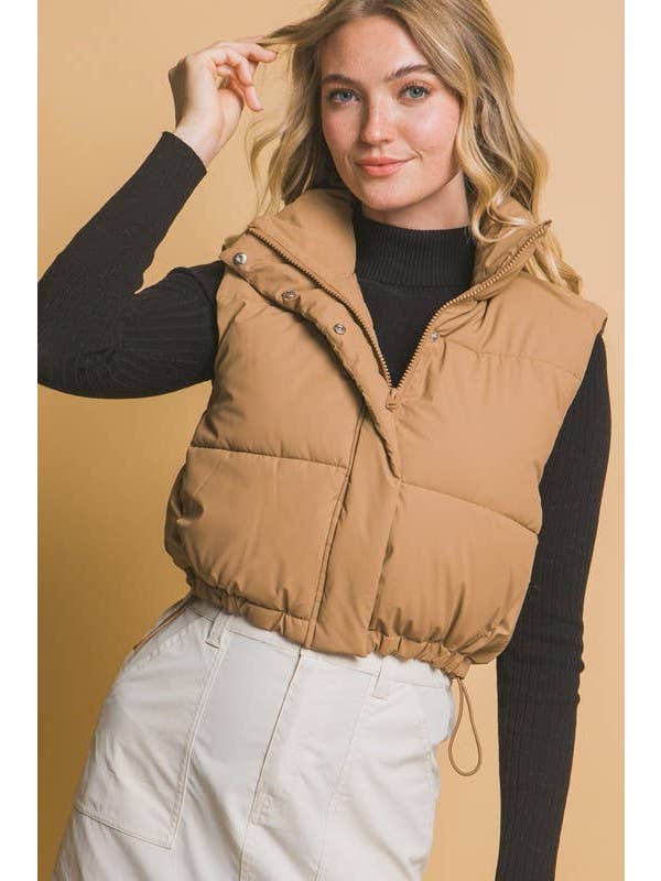 Vanilla Monkey - Wholesale Jacket - Women's - Cropped Puffer With Pockets12