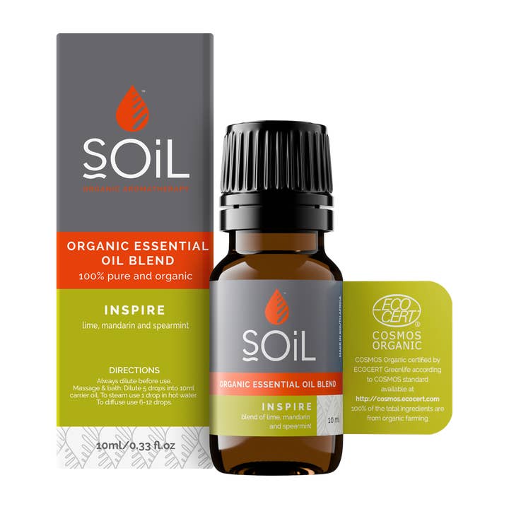 Inspire - Organic Essential Oil Blend for wholesale by SOiL Organic Aromatherapy