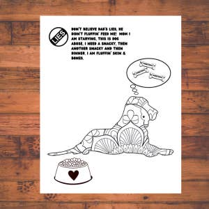 Trends by K & A – wholesale Colouring and activity book – adult – Mandala Style Funny Adult Dog Coloring Book-Fluff This! 1