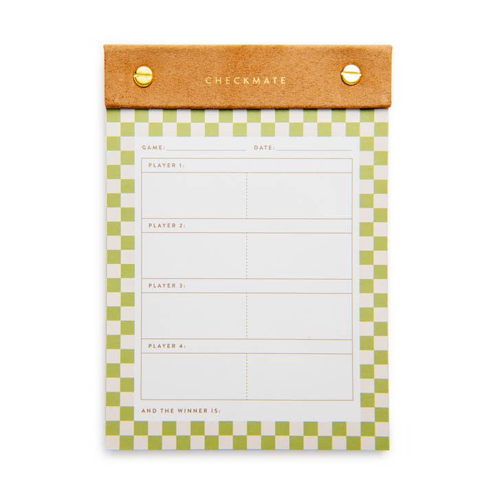 Game Score Post-Bound Pad - Check Mate for wholesale by DesignWorks Ink