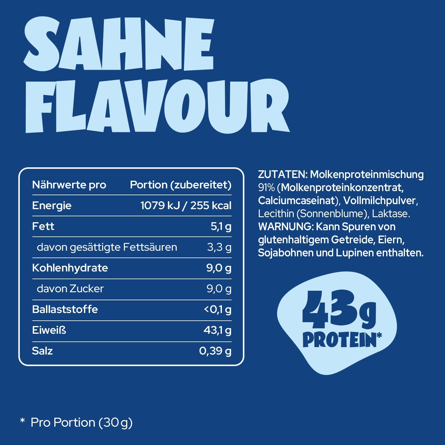 ahead - Wholesale Protein/Superfood Powder - Whey - Protein Cream, (2x500g)4