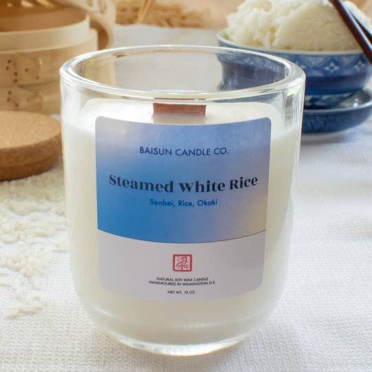 Baisun Candle Co. - Wholesale Travel Candles - Steamed White Rice- Scented Candle2