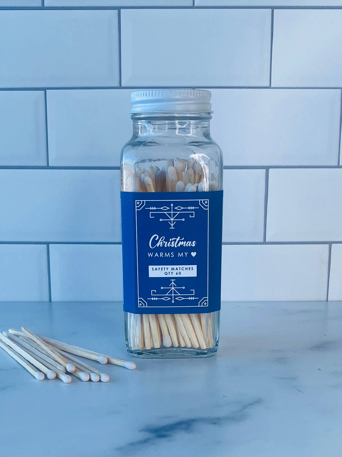 Rambling Caravan - Wholesale Matches - Merry Christmas Safety Matches - Christmas Warms My Heart1