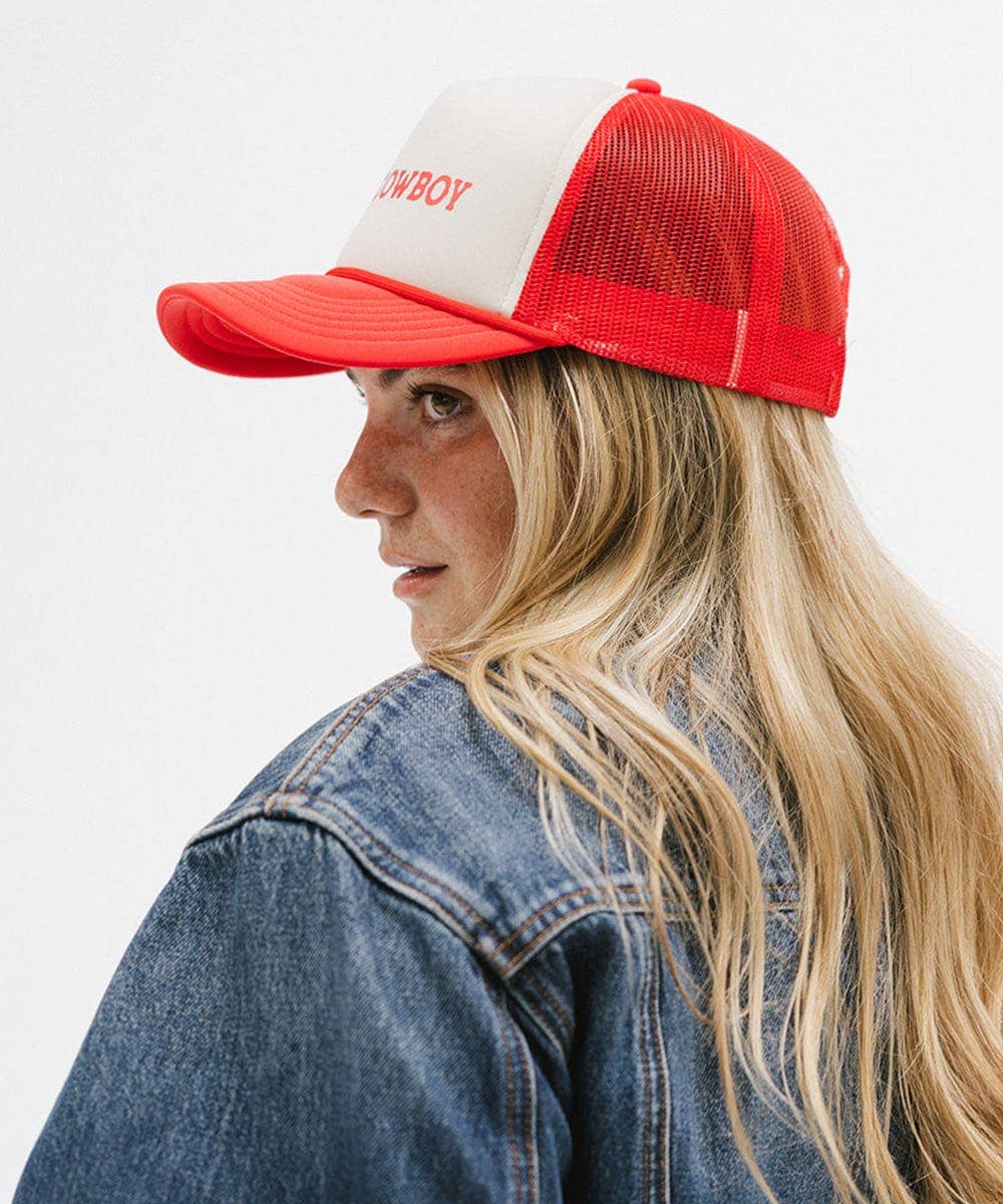 Gigi Pip - Wholesale Trucker Hat - Women's - Hey Cowboy Foam Trucker Hat2