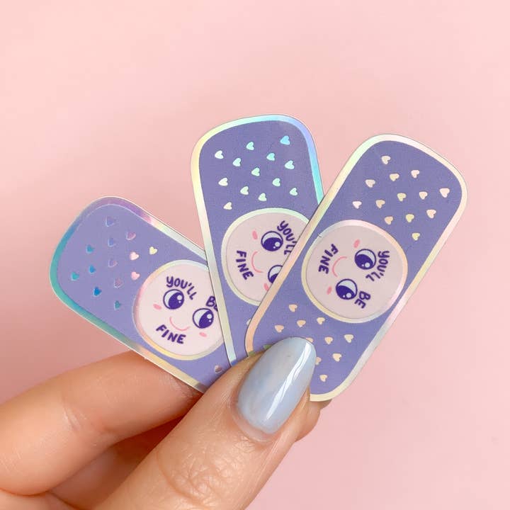 You'll Be Fine Mini Sticker for wholesale by Huyen Dinh