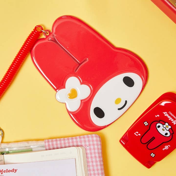 My Melody 50th Anniversary Photocard Holder Keyring (Red) for wholesale by K-Wonderland