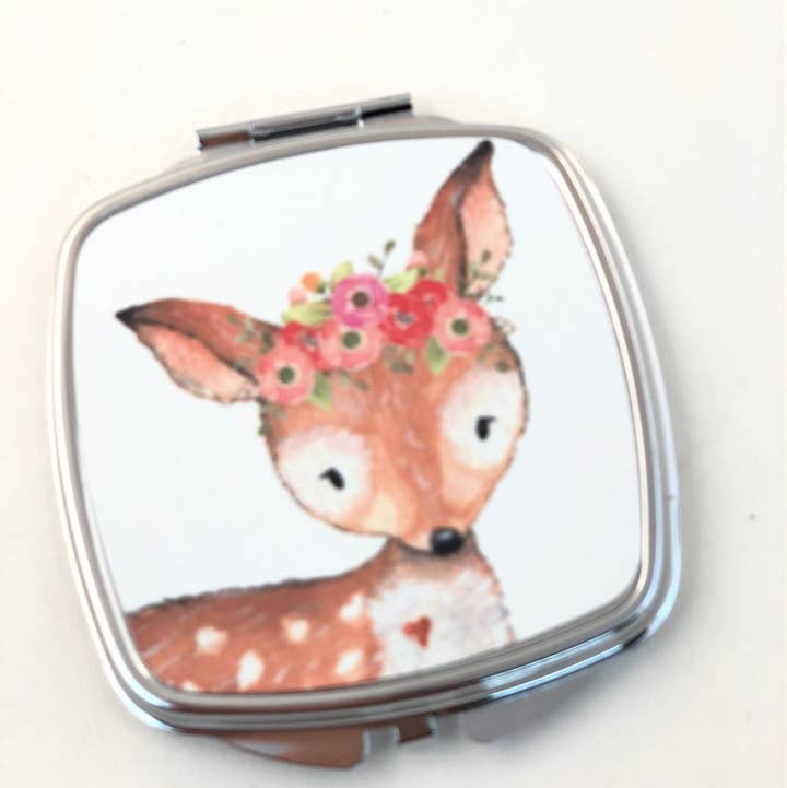 GP Originals - Wholesale Compact Mirror - Compact Mirror - Della the Deer0