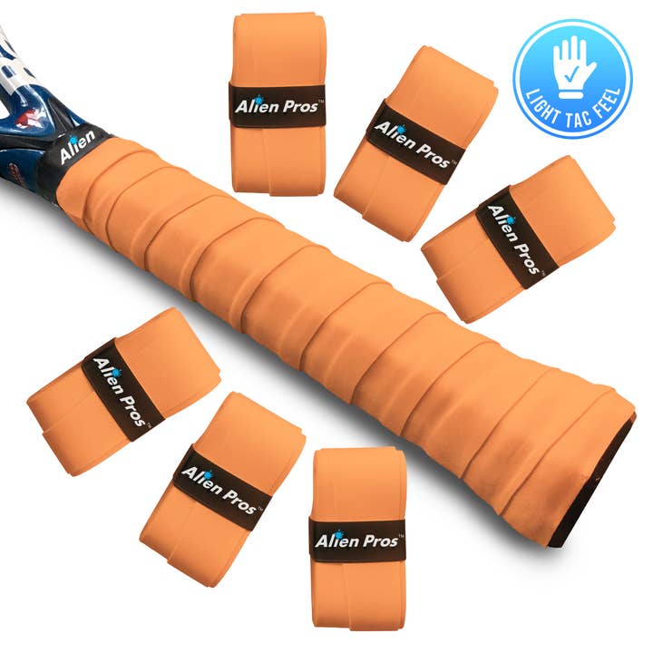 Alien Pros - Vendita all'ingrosso Accessori sportivi - Nastro adesivo per racchetta da tennis Alien Pros Light Tac (6 manopole)