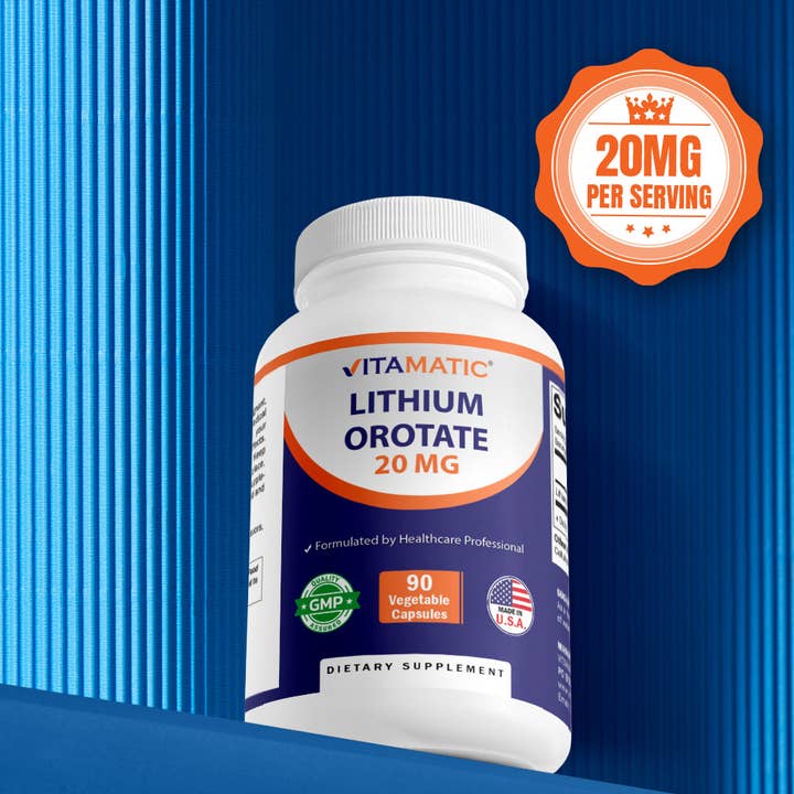 Vitamatic – Engroshandel Kosttilskud og vitaminer – Vitamatic | Lithium Orotat 20 mg | 90 kapsler5