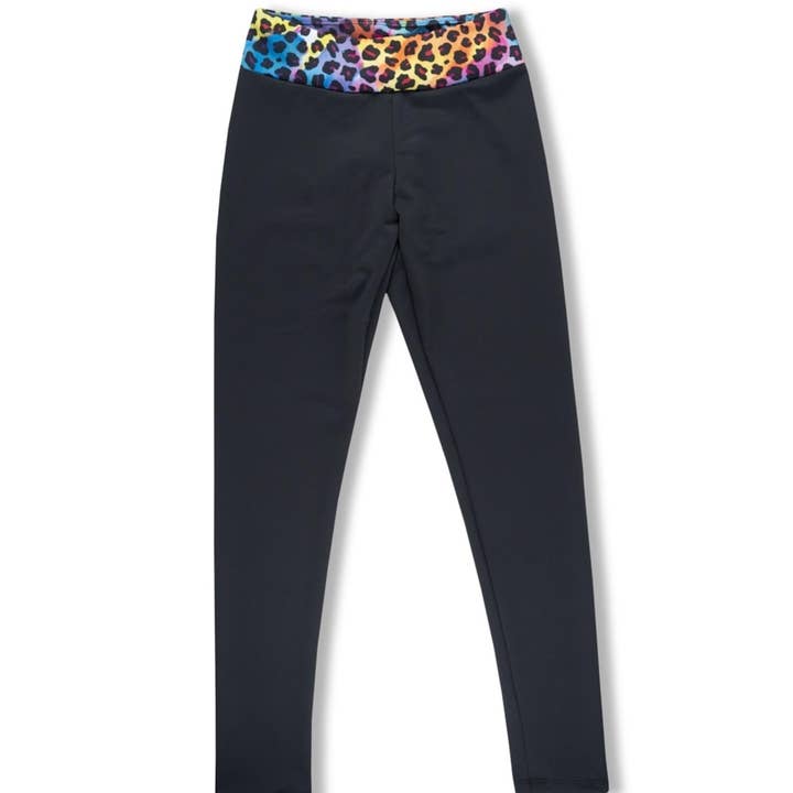 Regenbogen-Leggings mit angeneh für den Großhandel von Girl Power Sport