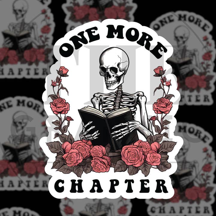 Goth Bookish Stickers for wholesale by The Graphic Coven