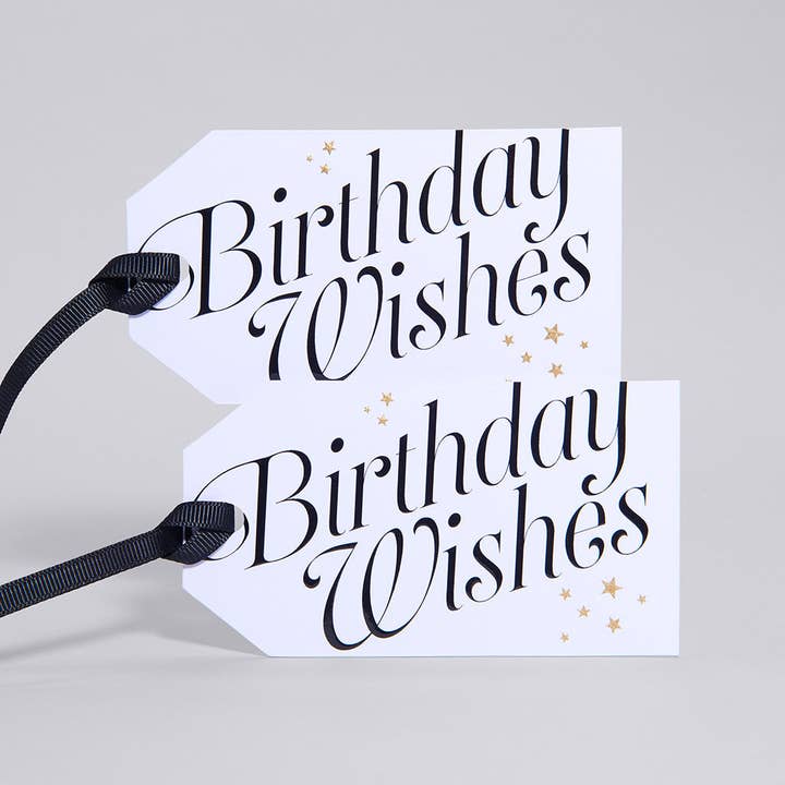 Birthday Wishes Gift Tags for wholesale by Dear Annabelle