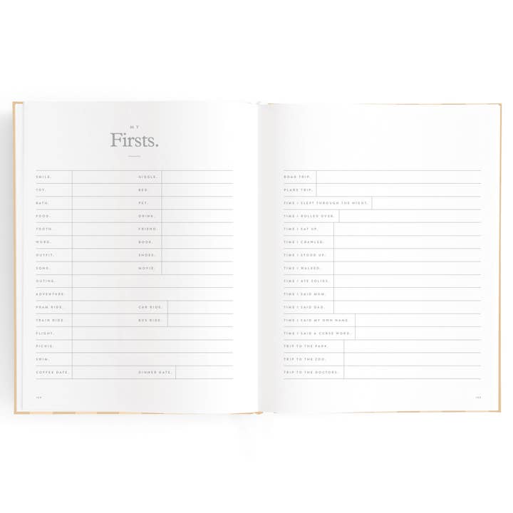 Fox & Fallow - Wholesale Memory book – Child & baby - Baby Book Coffee Stripe10