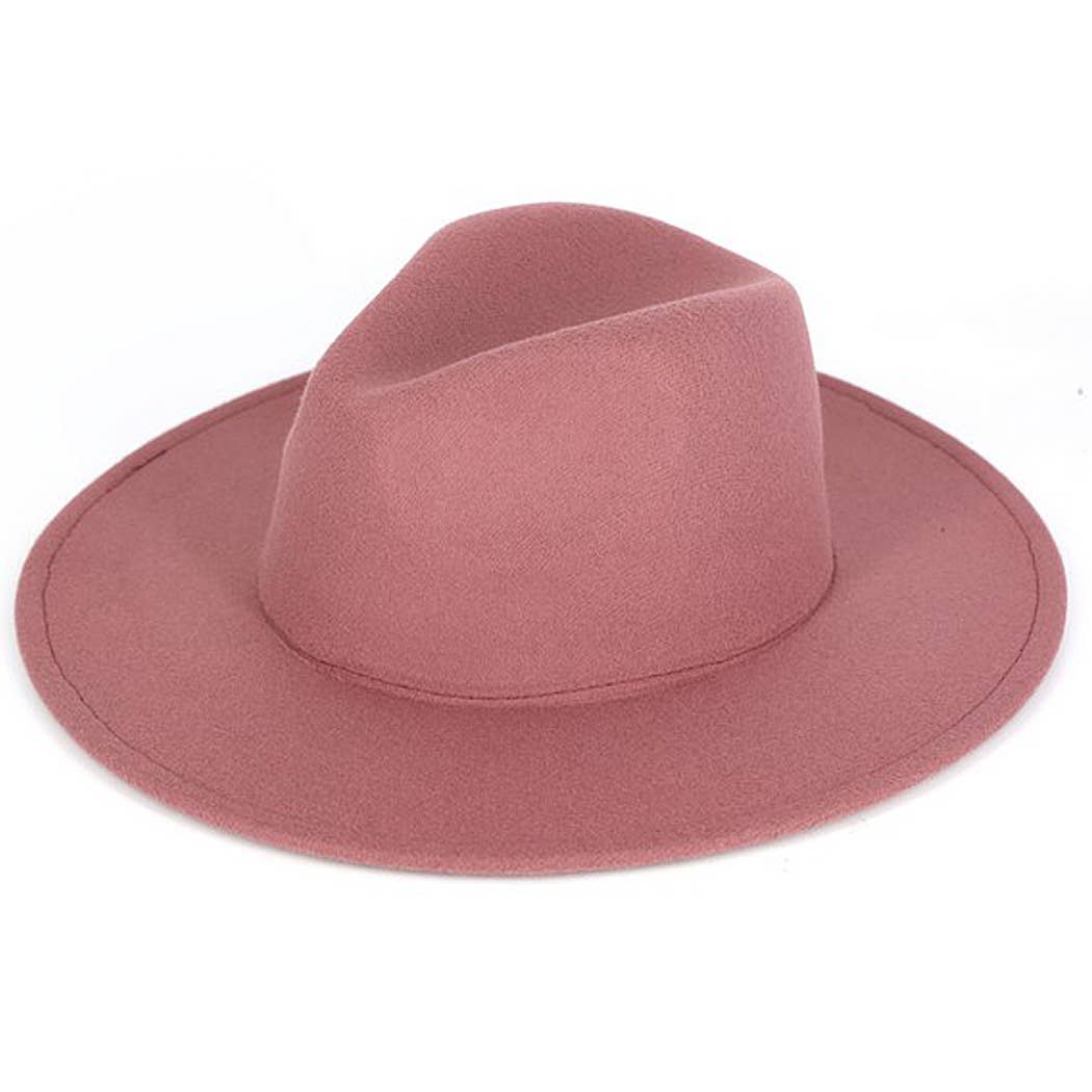 3AM BY H&D ACCESSORIES - Wholesale Fedora - Women's - Solid Panama Hat MH01256