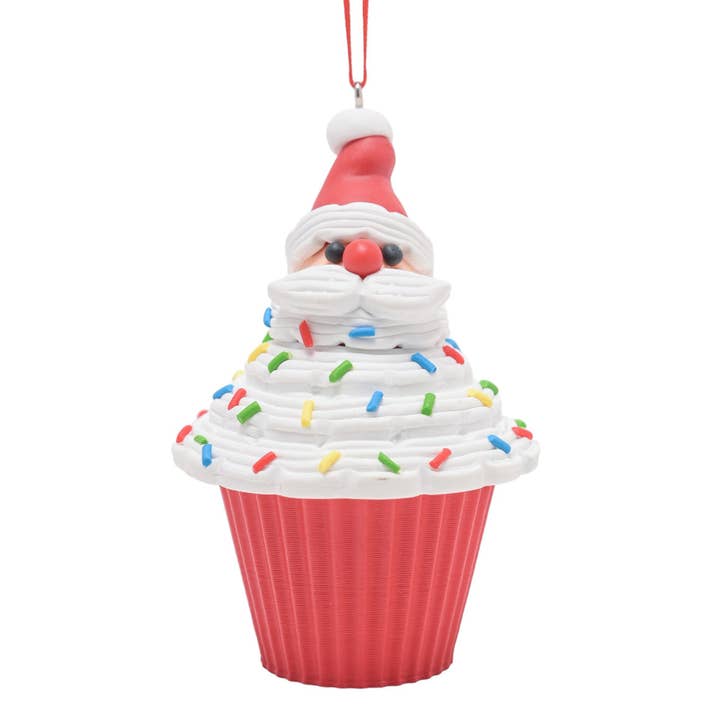 **MULTI 6** Decoración colgante para árbol, Papá Noel con magdalenas para venta al por mayor de WIDDOP and Co.