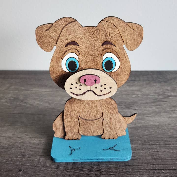 Dog eyeglass holder for wholesale by Blue Bourbon Designs