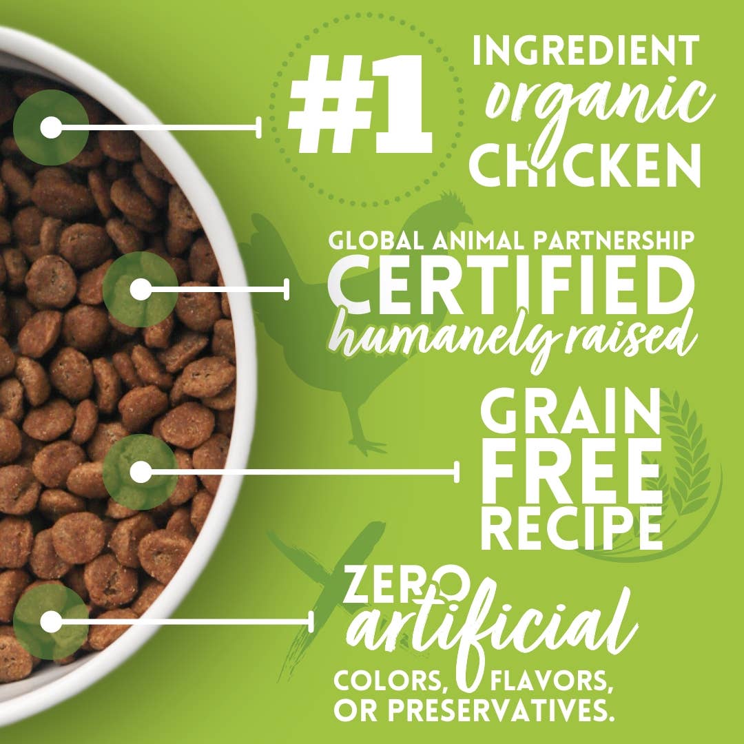 Tender & True Pet Nutrition - Wholesale Pet Food - Dog - Organic Chicken & Liver Recipe Dry Dog Food, 4 lb.1