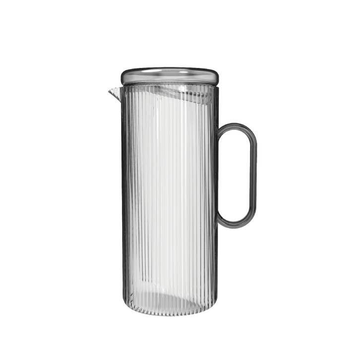 NUTS Innovations – Großhandel Sprudelwasser – Nuts Wasserkaraffe aus Borosilikatglas 1,2L, recyceltes Glas
