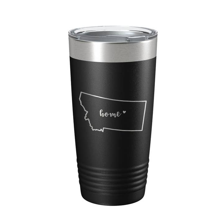 Montana Tumbler Home State Reisebecher, isoliert, lasergraviert, Karten-Kaffeetasse, 20 oz für den Großhandel von CarveBright