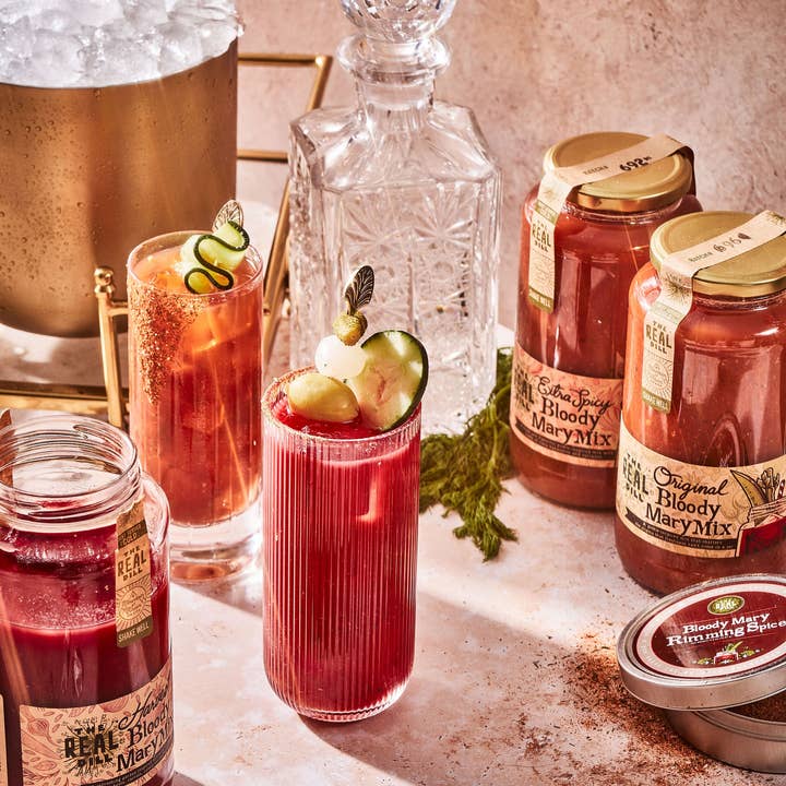 The Real Dill - Wholesale Cocktail Mix/Syrup - Original Bloody Mary Mix, 32 oz5