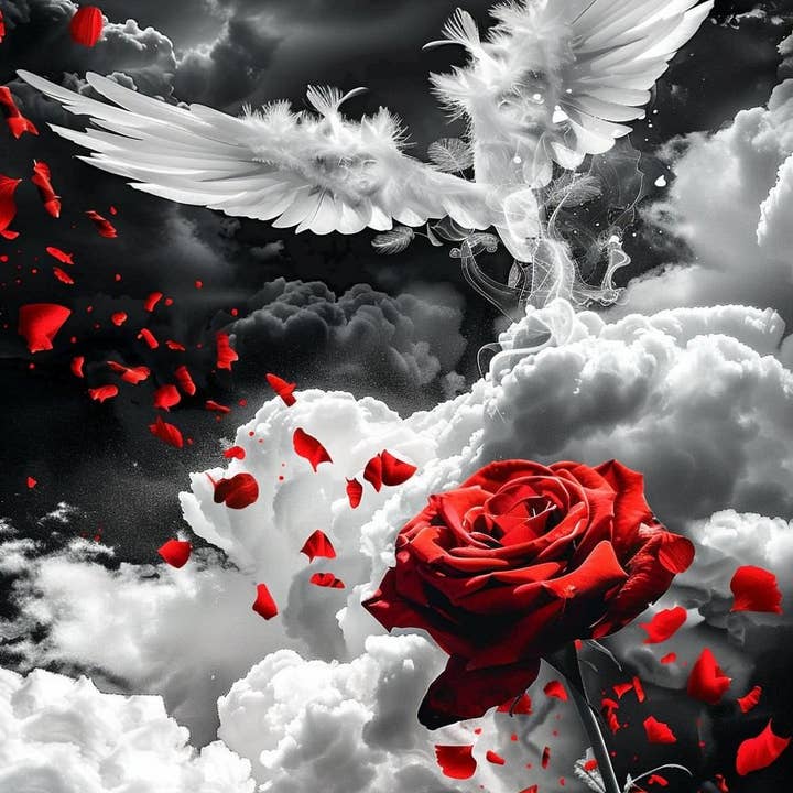 Pétales Célestes pour la vente par Paint with Number