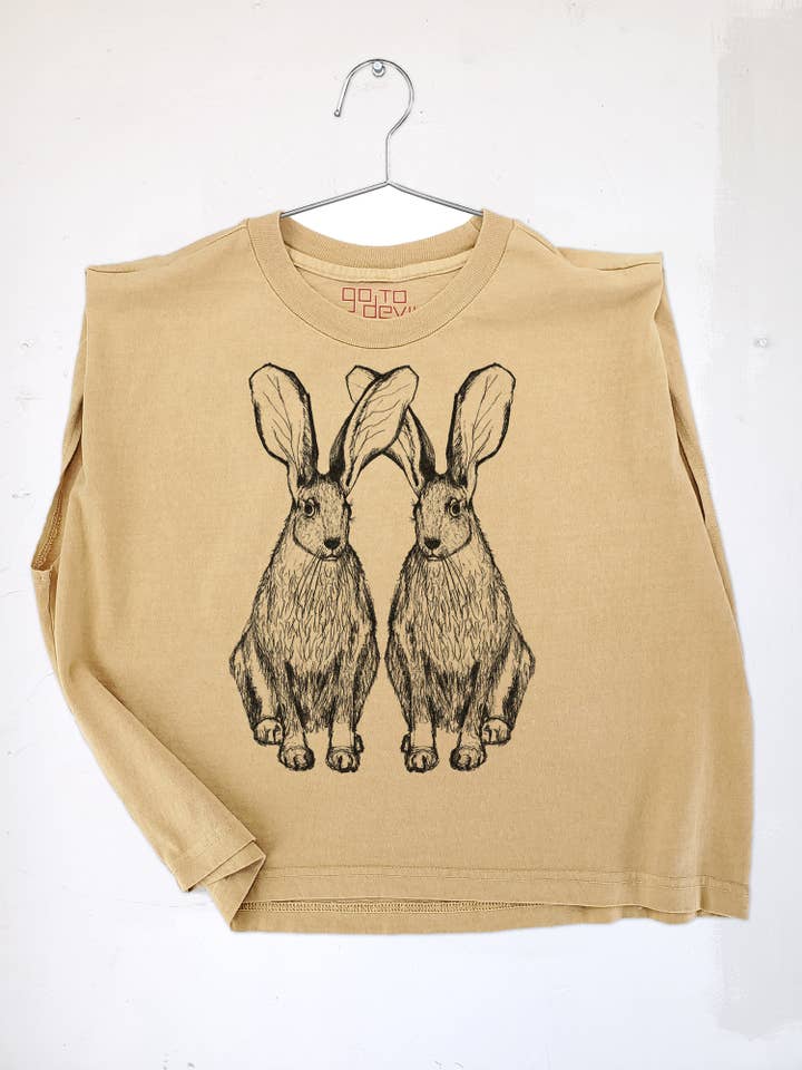 Go To Devil - Wholesale Screen Printed T-Shirt - Women's - Hares Women's Heavyweight Muscle Tee2