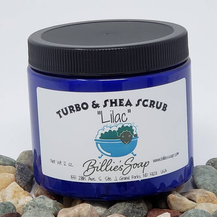 Billies Body Scrub - Lilla for engroshandel hos Billie's Soap