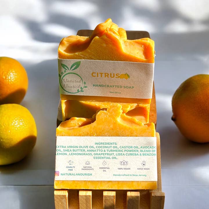 Savon Artisanal aux Agrumes pour la vente par Natural Nourish