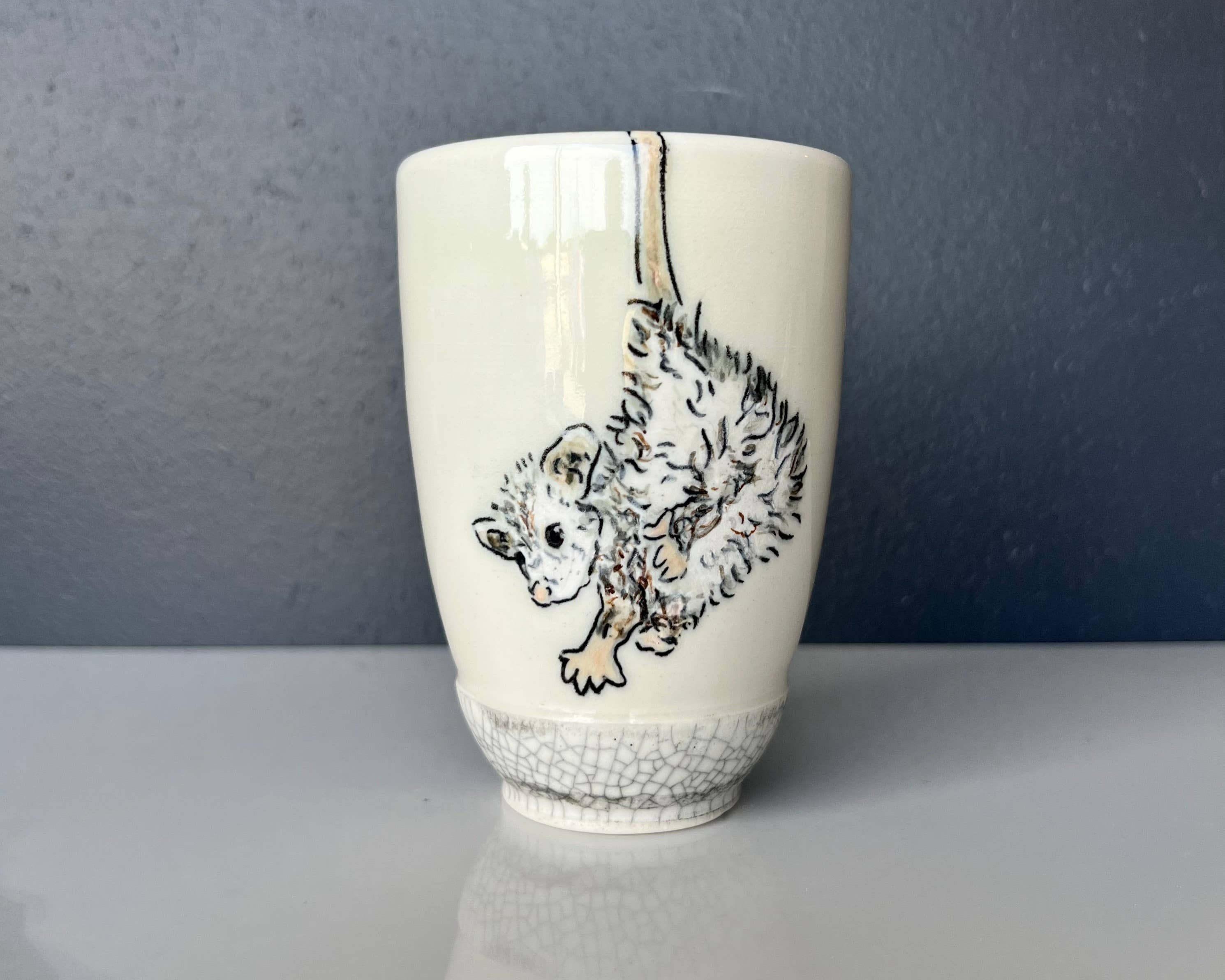 Lucy Nilan Studios - Wholesale Drinking Glass/Cup - Possum Tumblers7