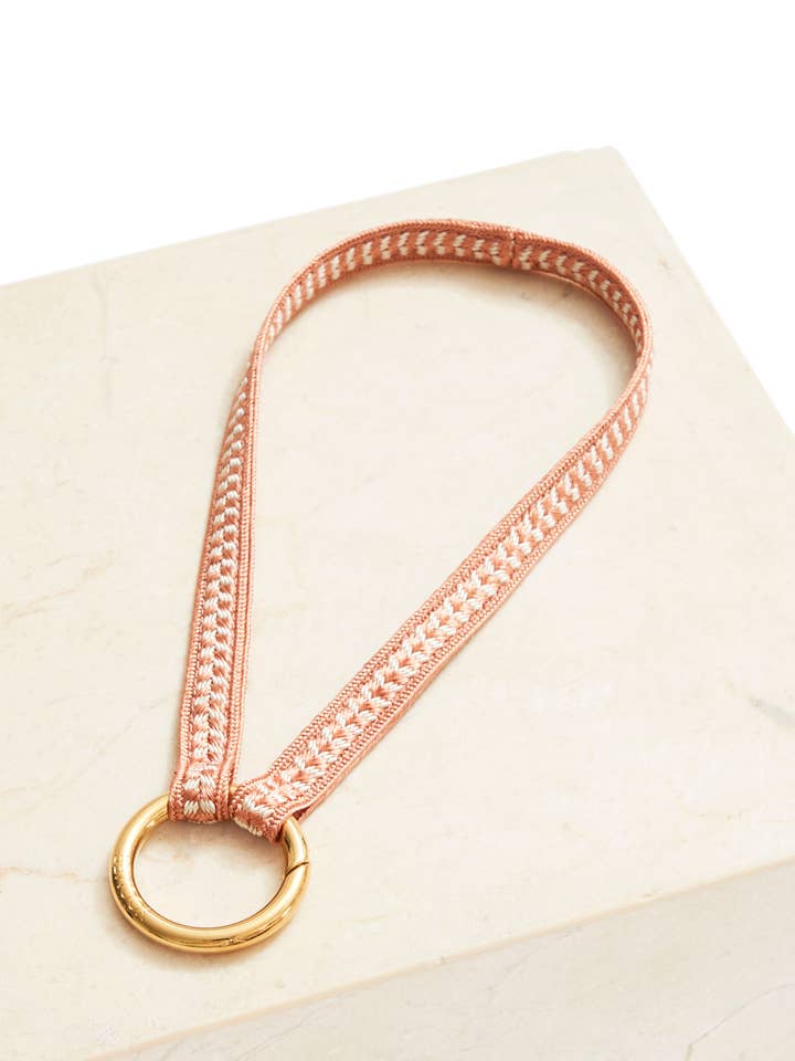 Porte-clés - ZAHRA mini - marrakech rosé pour la vente par YOOMEE