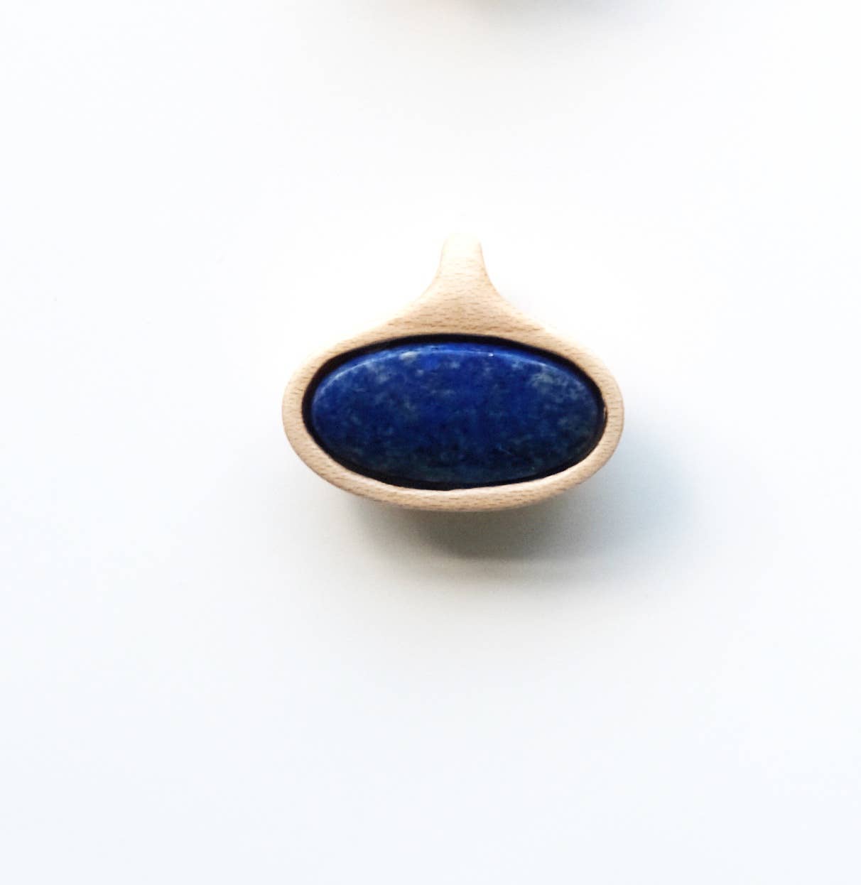 Object Flux - Wholesale Pendant/Charm Necklace - Specialty Lapis Lazuli in Wood Pendant Necklace0