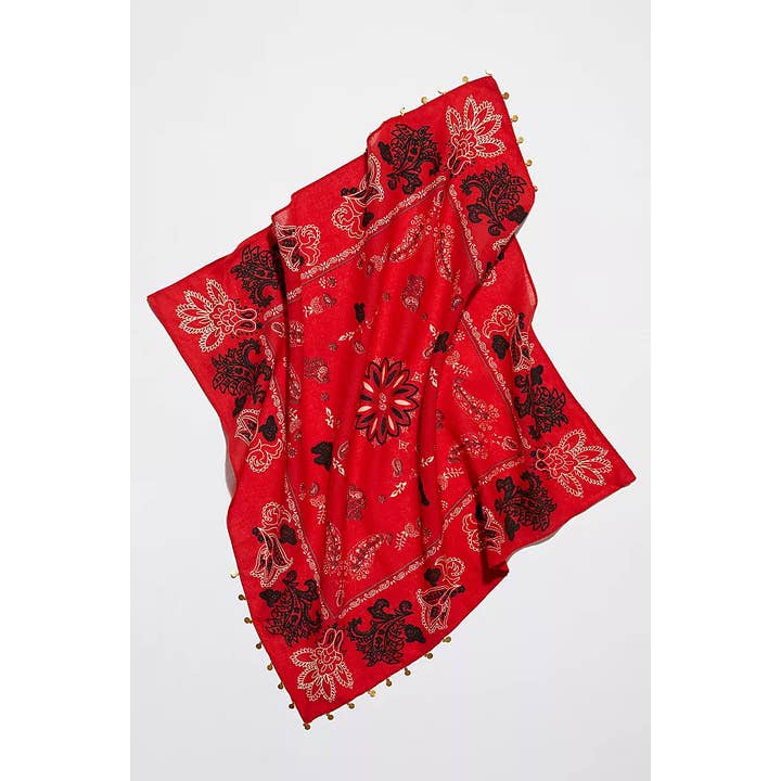 SAACHI - Wholesale Bandana - Women's - Paisley Charm Bandana