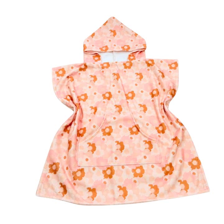 Blush Meadow Toddler & Kids Hooded Towel Pool Poncho for wholesale by Sweet P Baby Co.